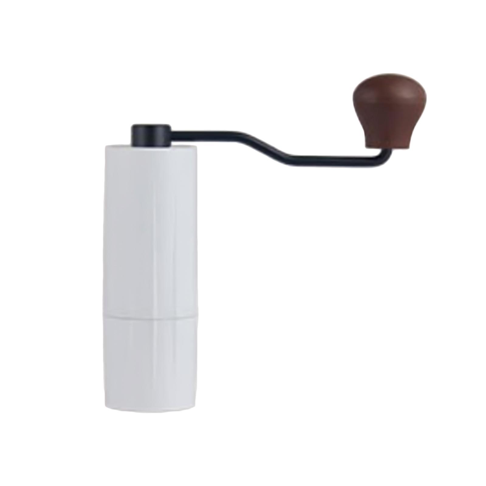 Mini Manual Coffee Bean Hand Grinder Machine Stainless Steel Burr White