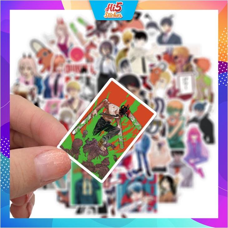 Sticker Hình Dán Trang Trí Anime Người Hùng Cưa Máy ChainSawMan ms#227