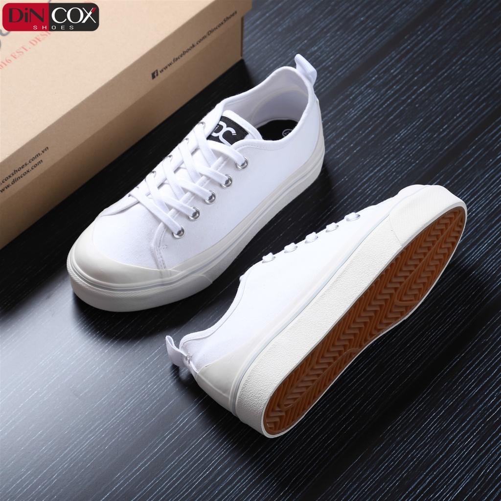 Giày Sneaker Vải Nữ DINCOX D31 Năng Động Nữ Tính White