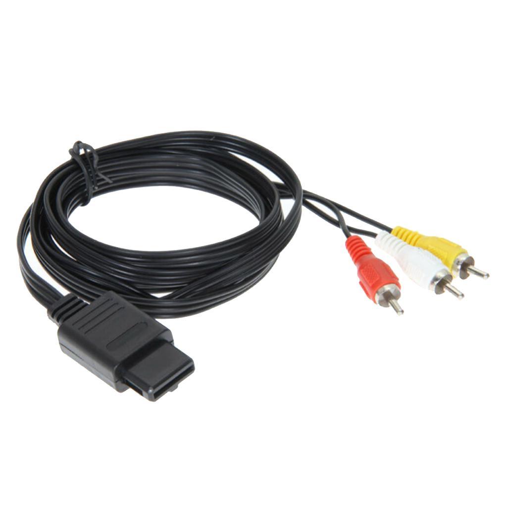 Male to 3 RCA Male 1080P Composite Video Audio HDTV DVD Adapter Cable