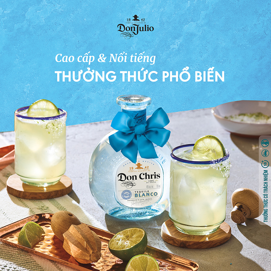 Rượu Don Julio Blanco Tequila 38% 750ml kèm hộp