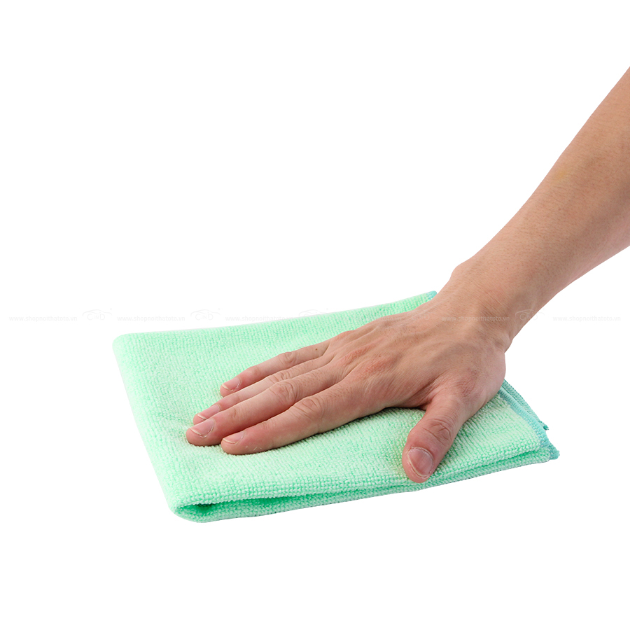 Khăn Lau Microfiber CIND Màu Lá (40*40cm)