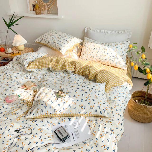 Bộ chăn ga gối cotton 4 món