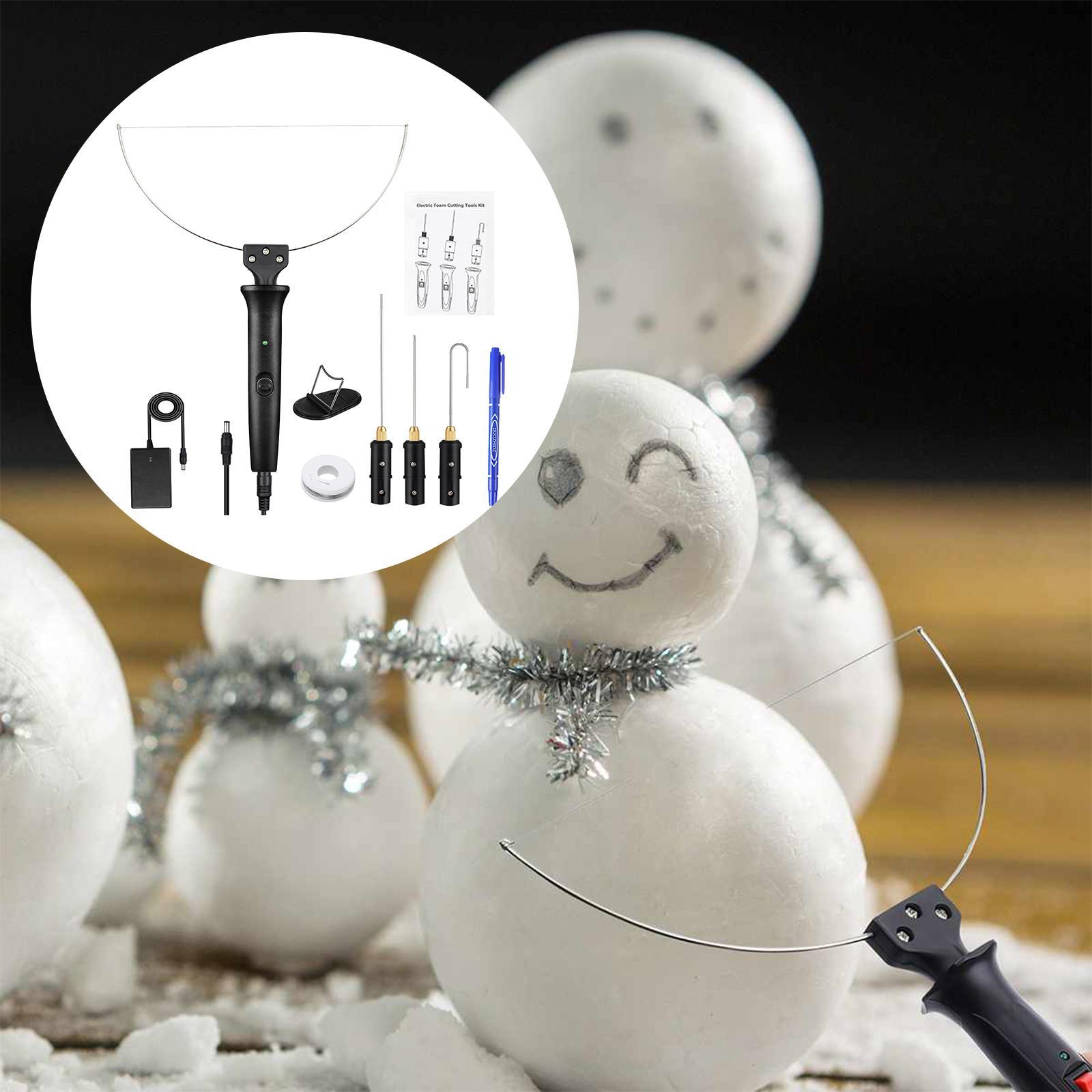 9 Pieces Set Hot Wire Foam Cutter Polyethylene Carving Cutter Set