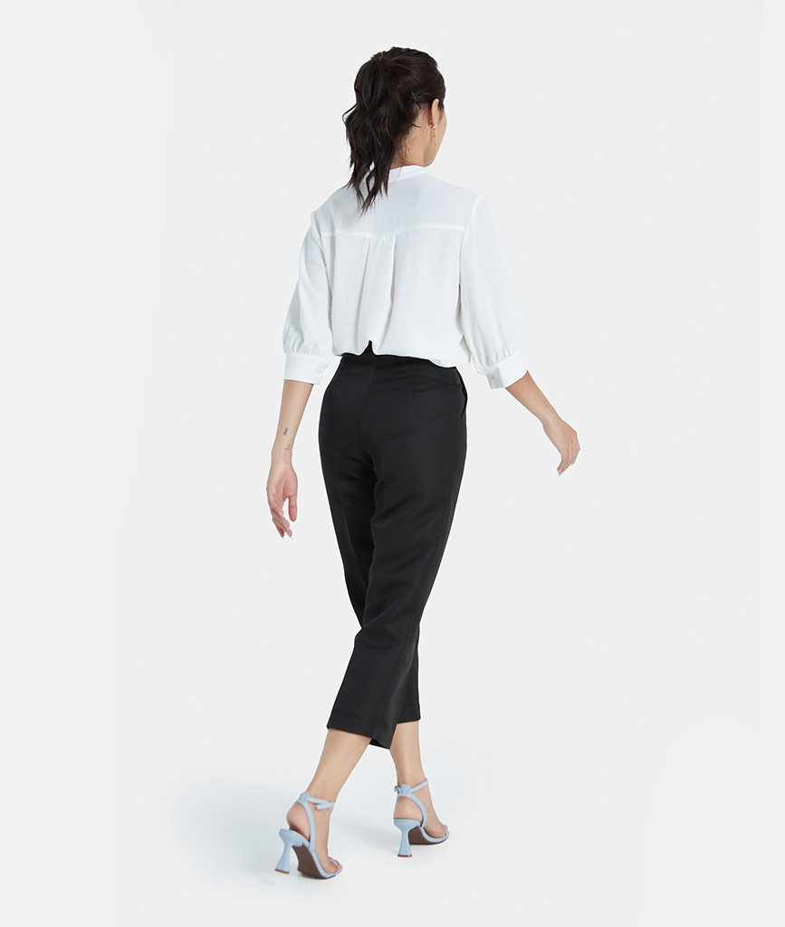 Quần Tây Lụa Thời Trang Nữ HNOSS Ống Đứng HNQDA018