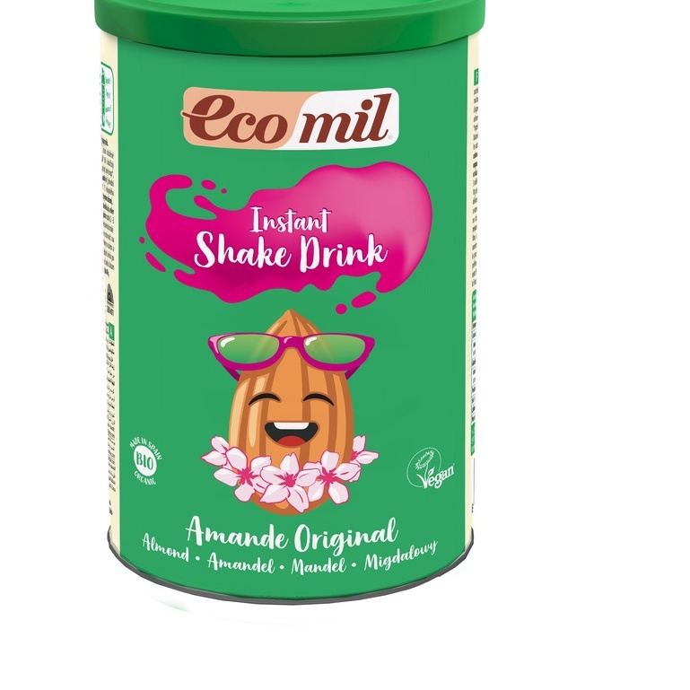 Sữa bột hạnh nhân hữu cơ nguyên vị Ecomil 400gr