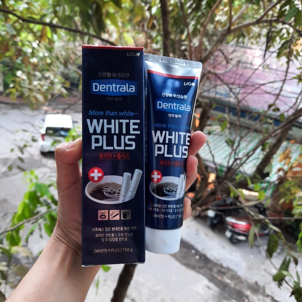 Kem đánh răng cho người hút thuốc và uống coffee Dentral Whitening Plus Hàn Quốc 150g