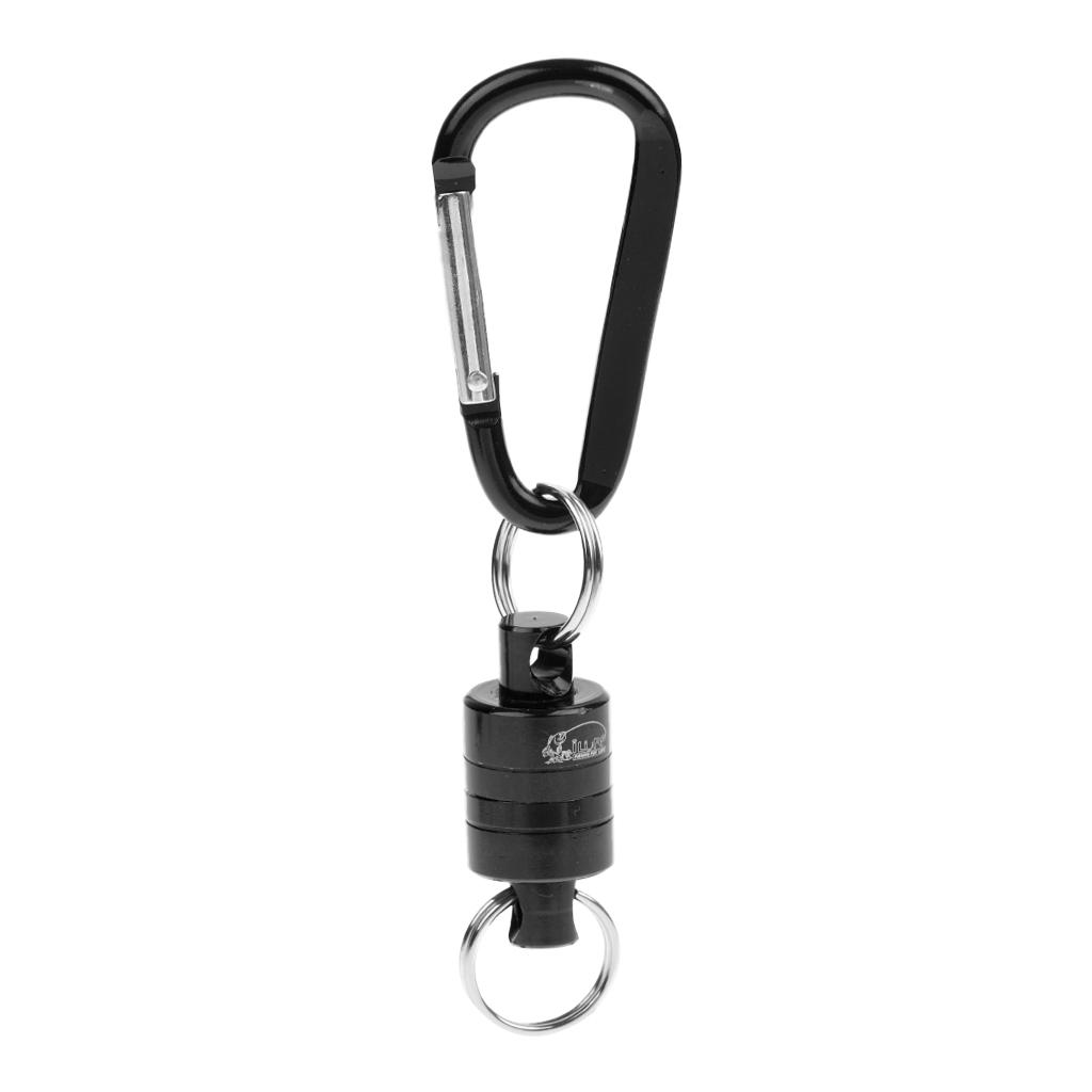 Magnetic Fly Landing Net Release Net Holder Net Fishing Net Release Gray