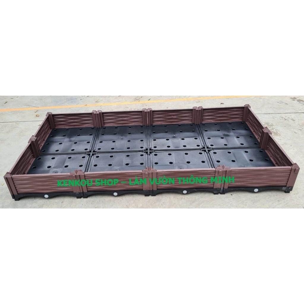 Chậu ghép thông minh 200 x 100 Việt Nam, chậu trồng rau, hoa, cây cảnh