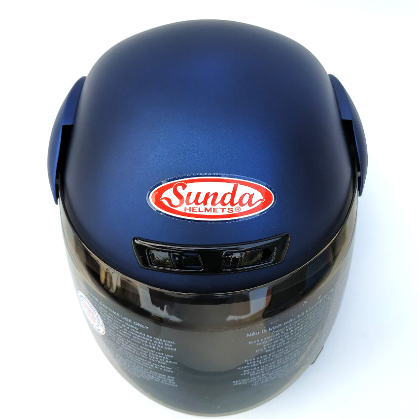 Mũ bảo hiểm fullface hàm SUNDA 555 trơn