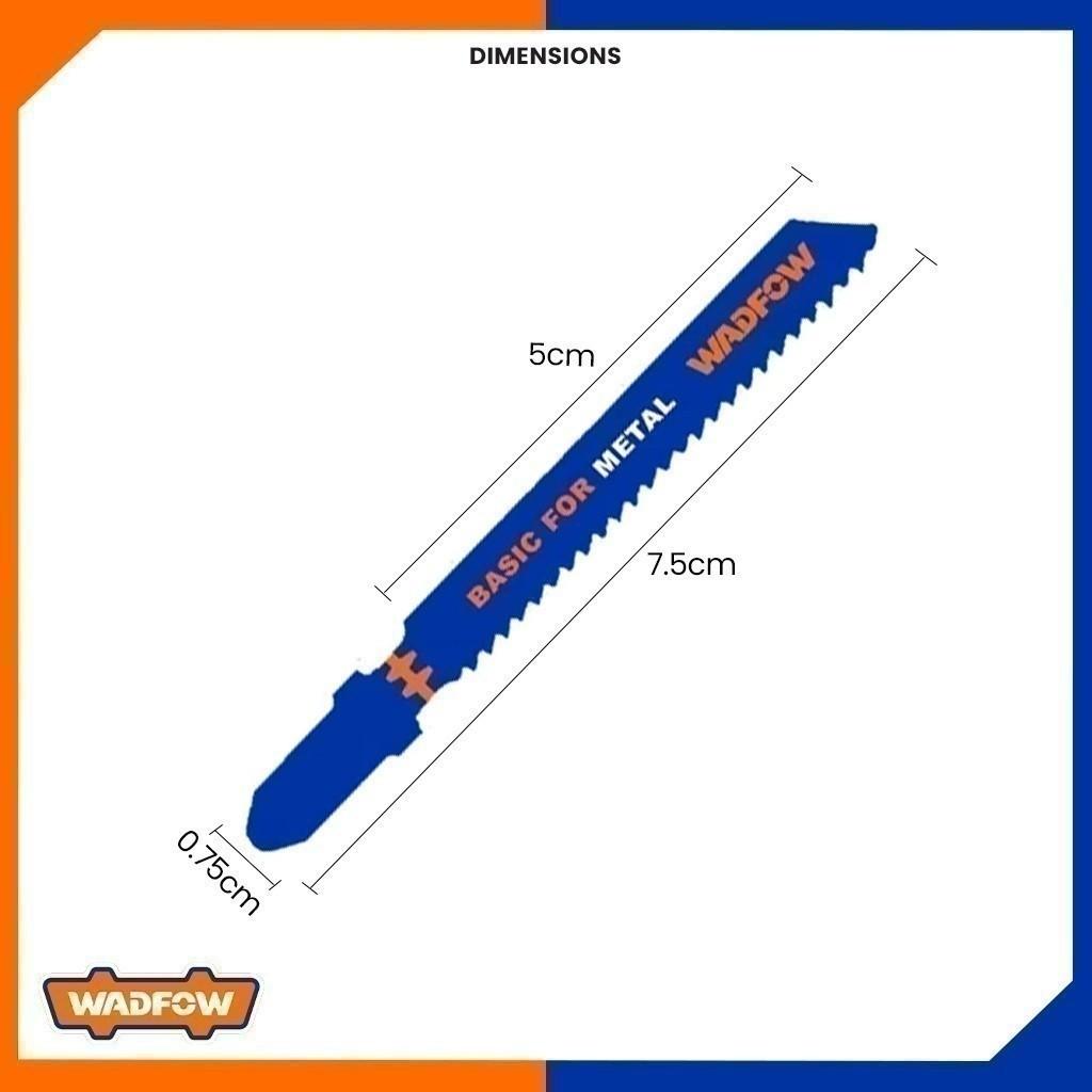 BỘ 5 LƯỠI CƯA LỌNG CẮT KIM LOẠI 50MM WJB118A WADFOW - HÀNG CHÍNH HÃNG