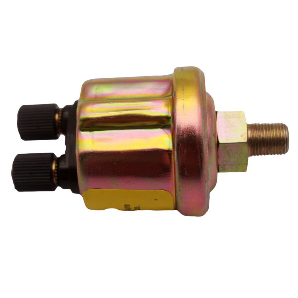 2xUniversal 1/8 NPT Oil Pressure Sensor Unit Sender Gauge Replace PSI Electric