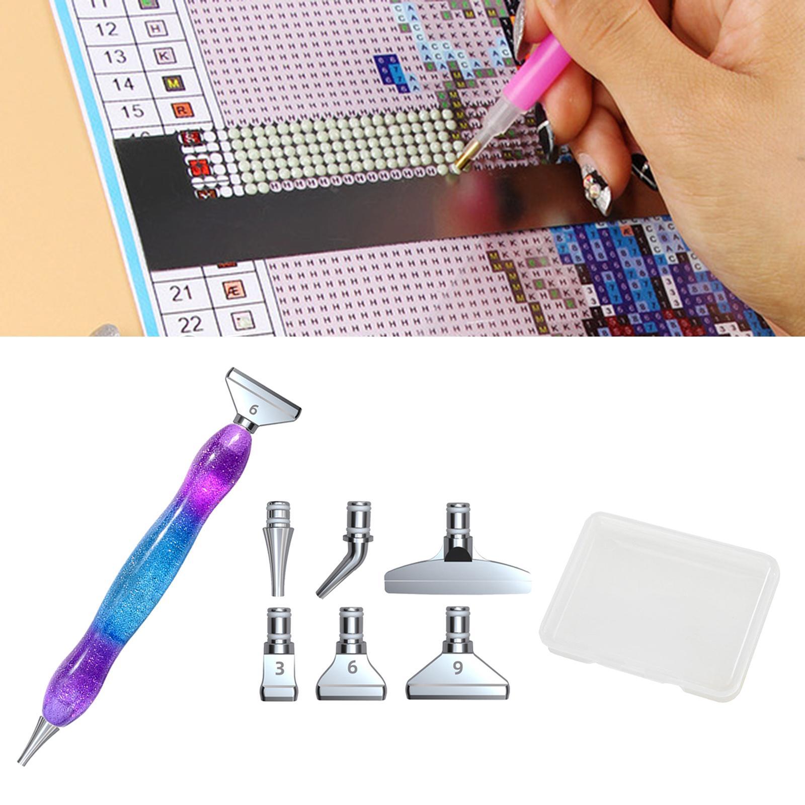 Diamond Painting Pen, Diamond Art Tools Accessories Pen,Handmade Diamond Art Pen,Ergonomic Drill Pen for Diamond Painting Cross Stitch Sewing