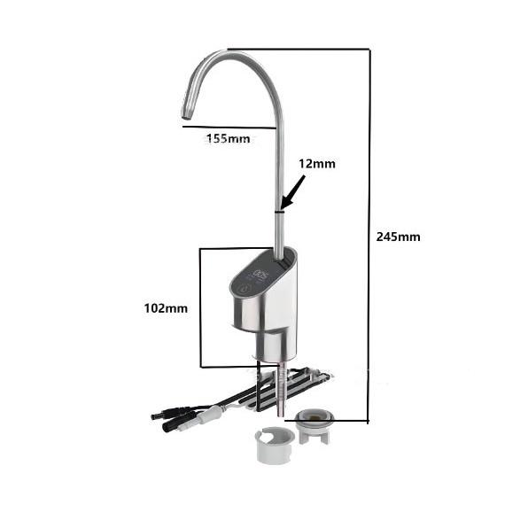 Vòi lấy nước lọc trực tiếp bằng điện tử TDS CORNETT PAC/RO