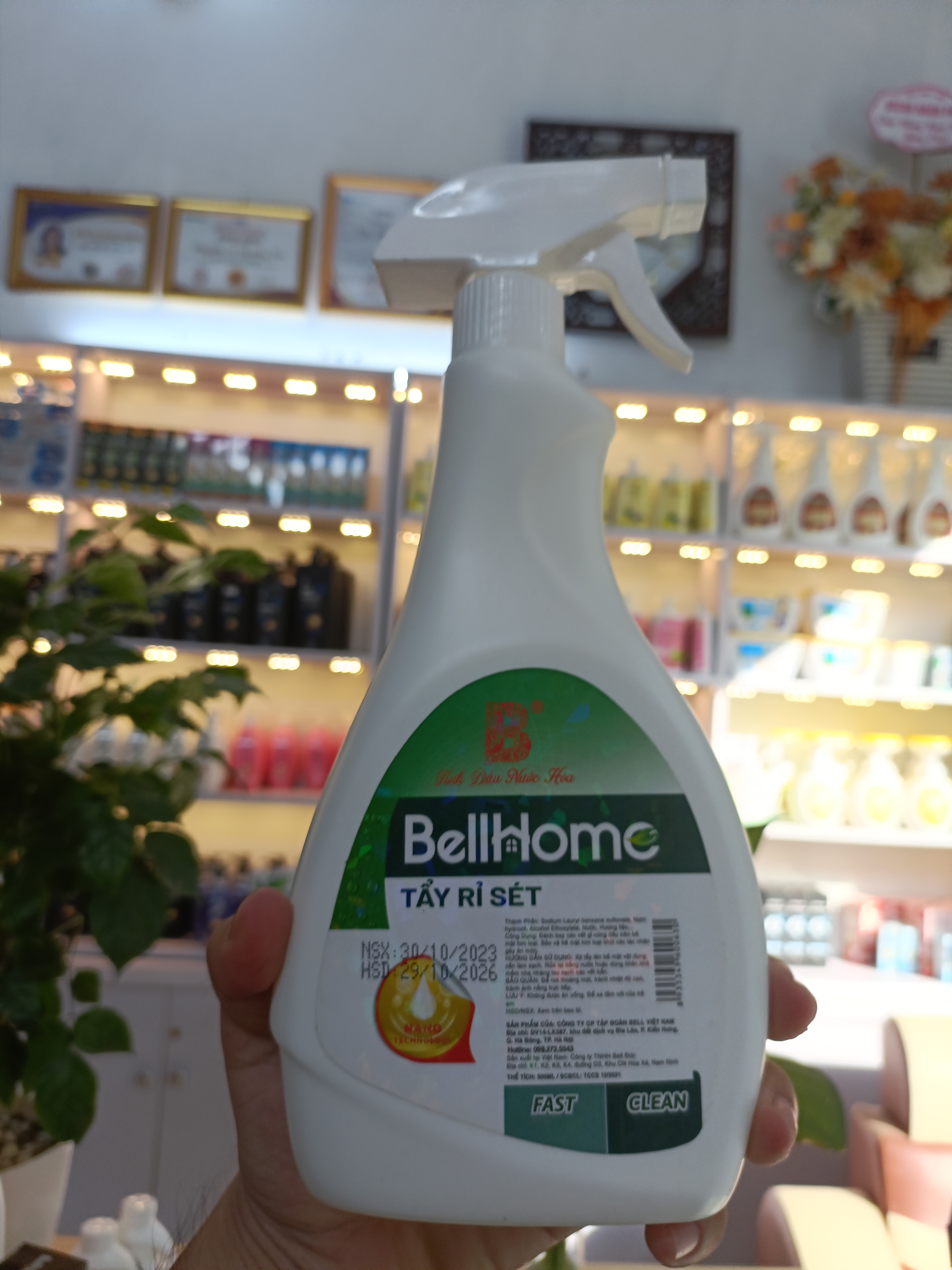 Tẩy Rỉ Sét Công Nghệ Sinh Học Bell Home 500G