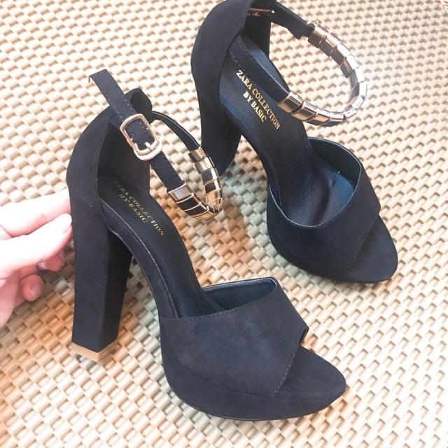 Sandal cao gót đế đúp