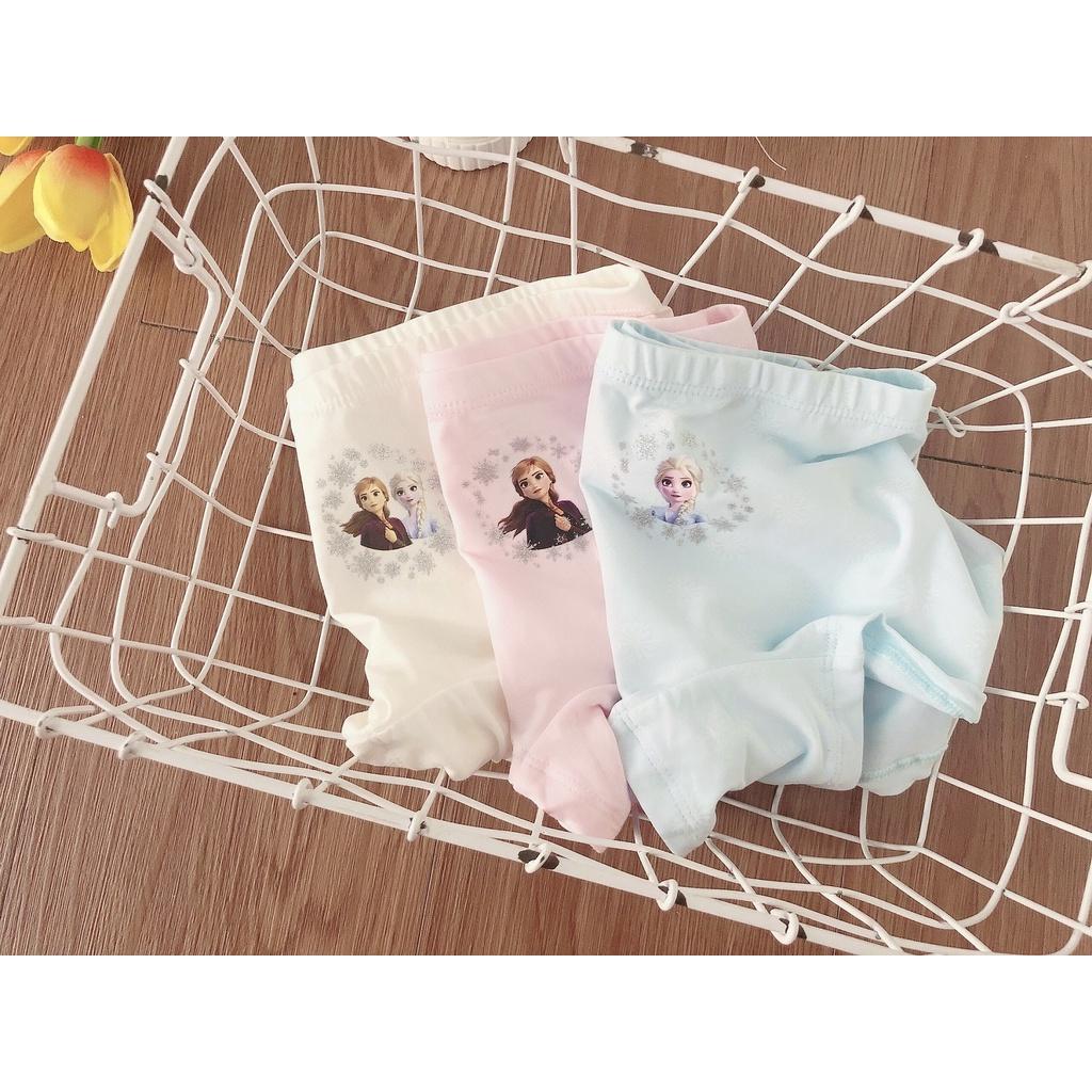 Quần chip bé gái 3-12 tuổi set 3 chiếc hãng TEENGO, Quần lót cho bé xuất Nhật vải cotton siêu co giãn