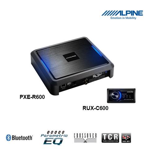 PXE-R600 Bộ xử lý DSP 8 kênh tích hợp Amply chính hãng Alpine