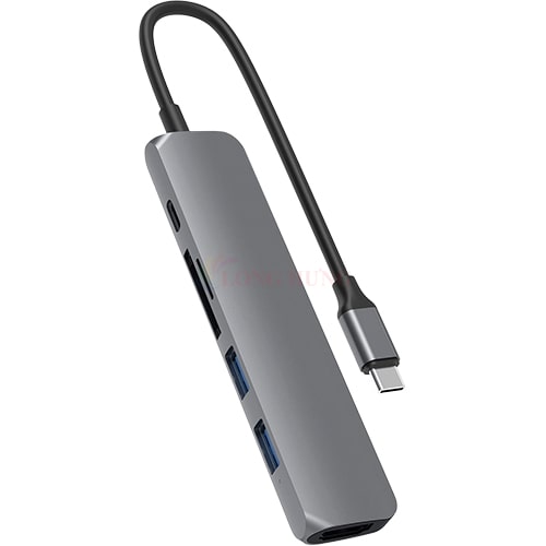 Cổng chuyển đổi HyperDrive Bar 6-in-1 USB-C Hub HD22E - Hàng chính hãng