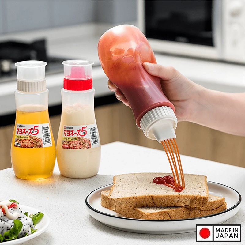 Chai đựng nước sốt Nakaya 380ml - Hàng nội địa Nhật Bản nhập khẩu chính hãng