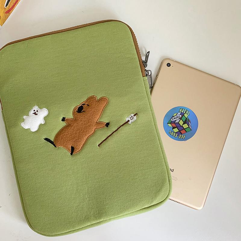 Cô Gái Hoạt Hình Dễ Thương Laptop Tay 11 13 14 15 15.6 Inch Cho Macbook Air Ipad Pro 11 12.9 ASUS đựng Laptop Túi