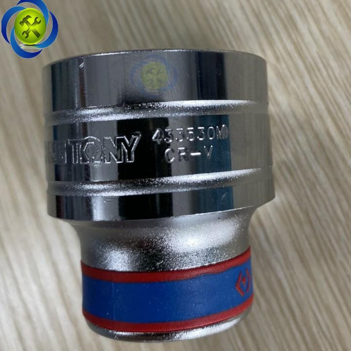 Tuýp trắng ngắn Kingtony 433530M 1/2 INCH - 30MM 6 CẠNH