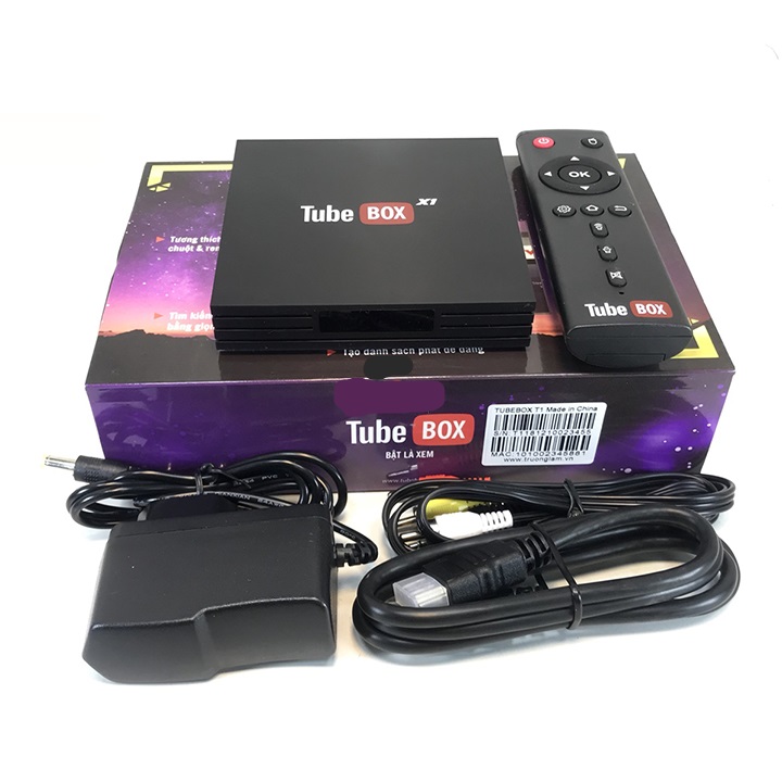 Android TV Box ram 1G Tube Box - Hàng chính hãng