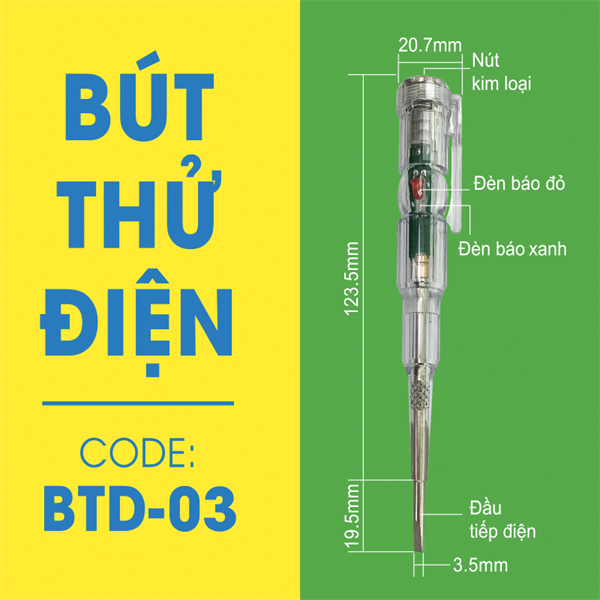 BÚT THỬ ĐIỆN ĐA NĂNG CAO CẤP BTD-03 MPE