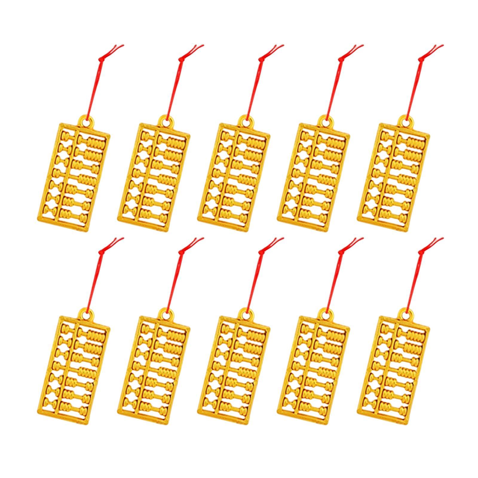 Chinese New Year Decorations Lucky Pendants Hanging Ornaments for Bonsai Home Office Trees