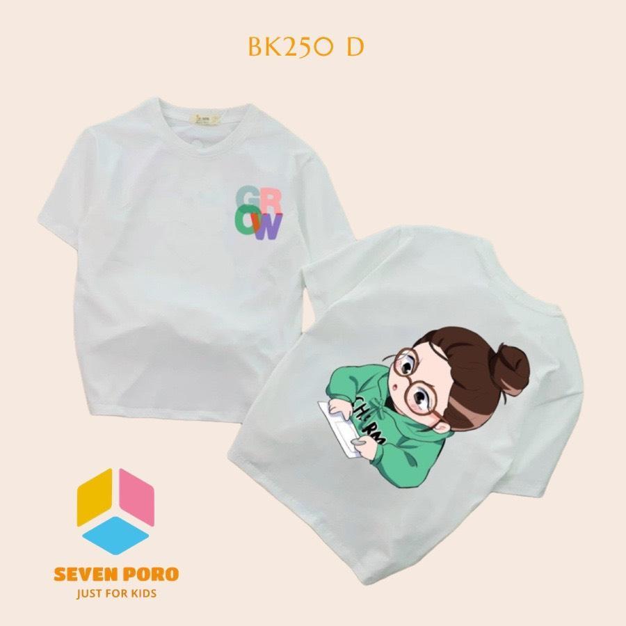 Áo Thun Form Rộng Bé Gái Size Đại BK252D - Sevenporo