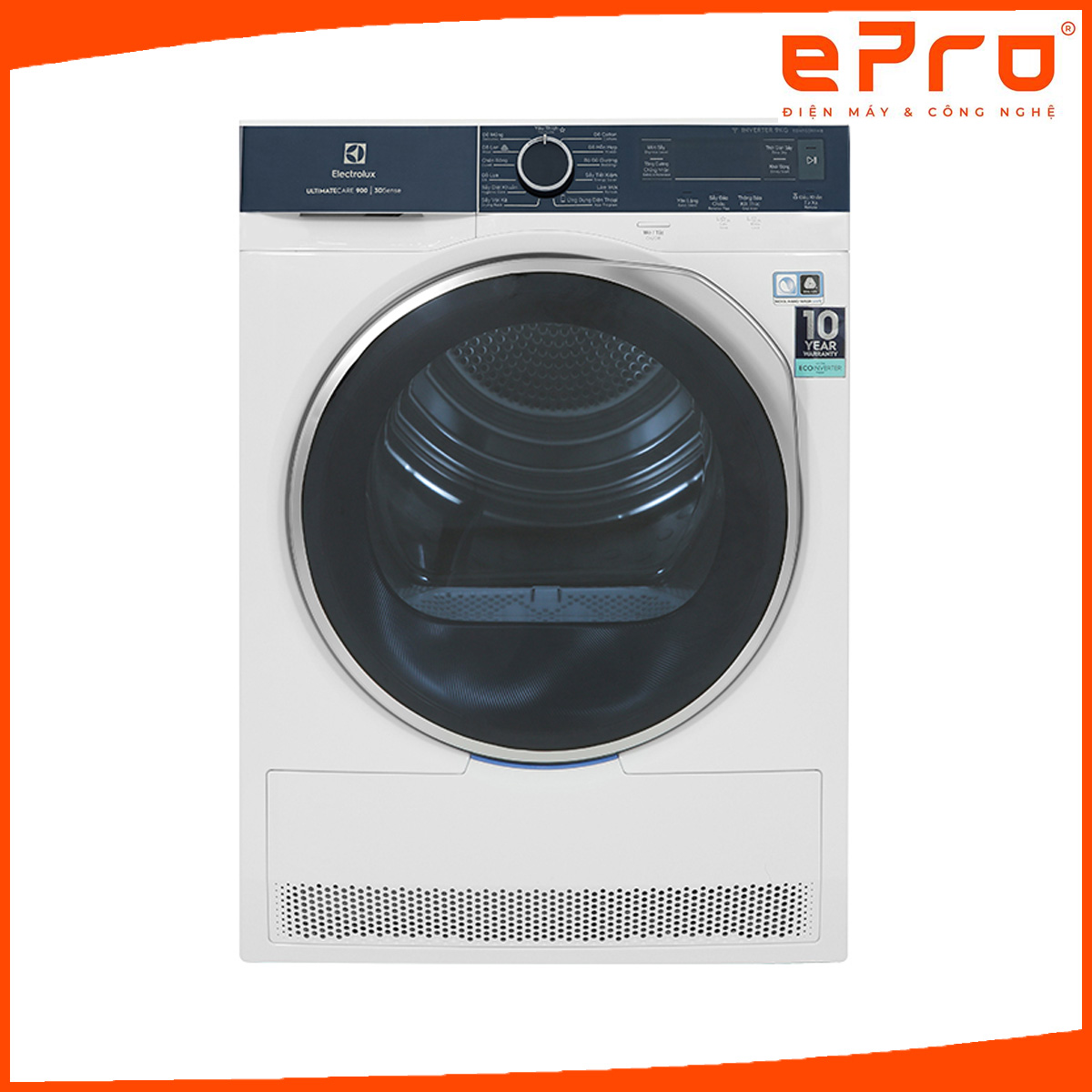 Máy sấy Electrolux 9kg EDH903R9WB - Hàng chính hãng - Giao HCM và 1 số tỉnh thành