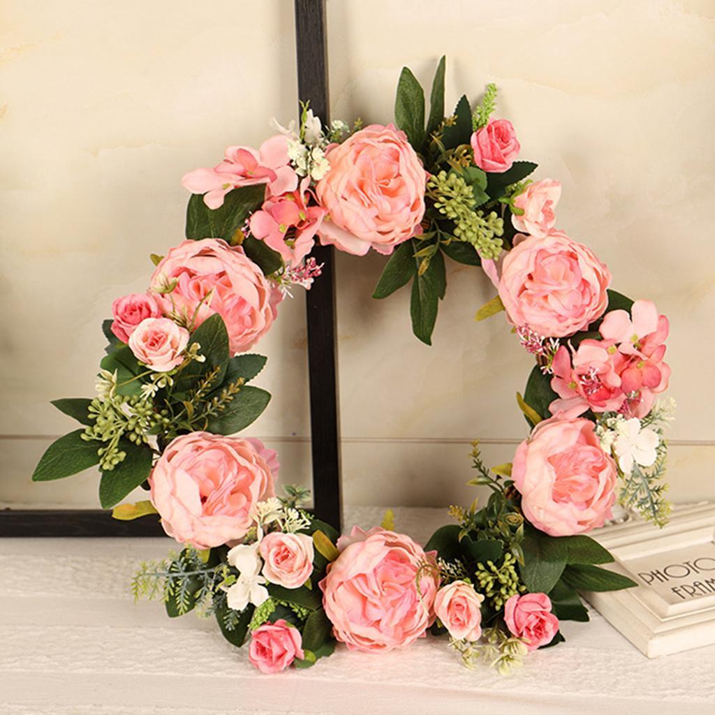 Artificial  Garland Front  Hanging Wreath