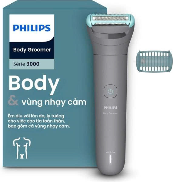 Tông đơ cạo lông cơ thể Philips Body Groomer 3000 Series BG3470/15 hàng chính hãng