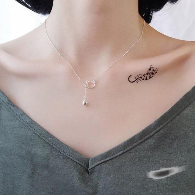 Dây chuyền bạc cao cấp - Dây mèo siêu đáng yêu, BẠC CHUẨN