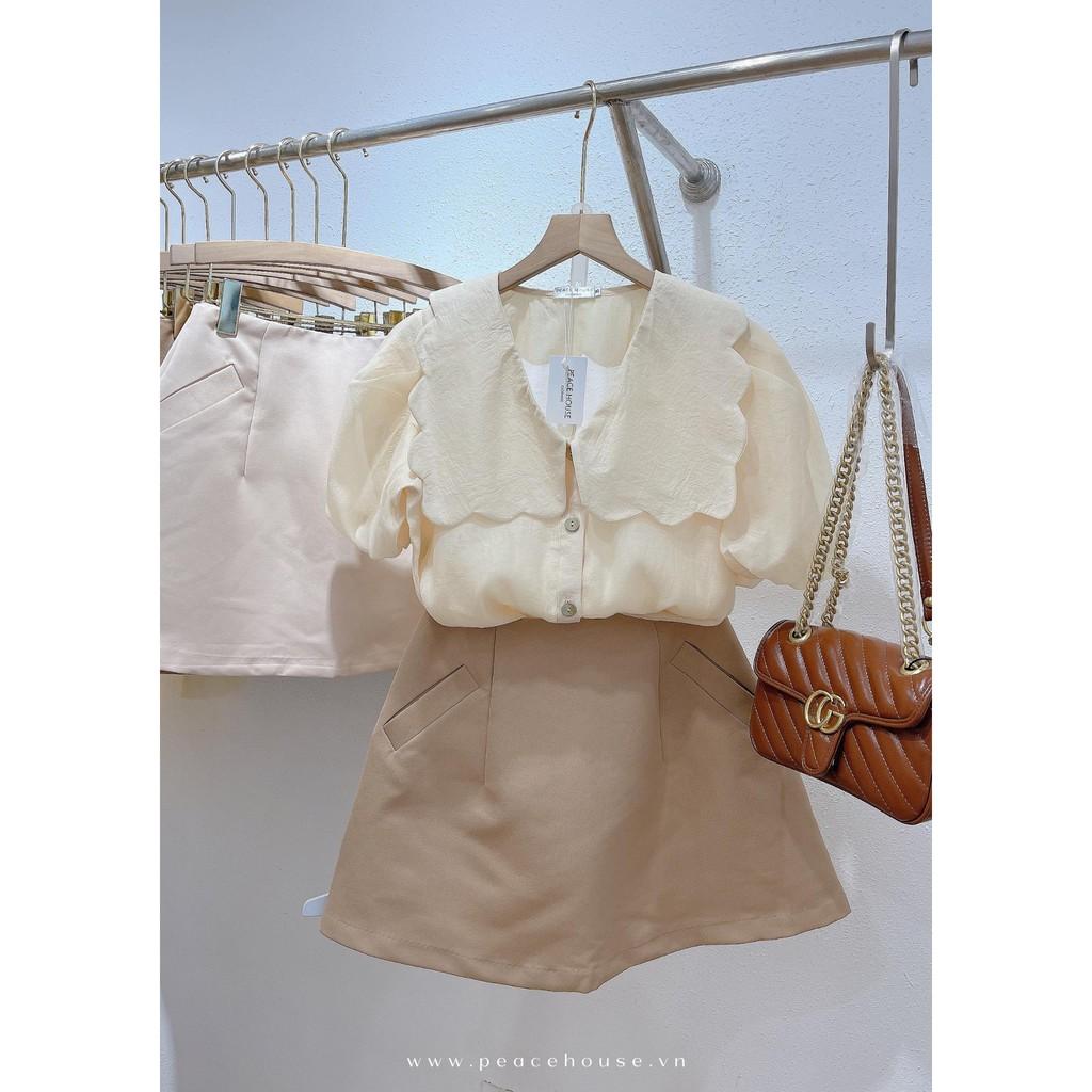Áo tơ cổ lá vuông, Peace House Clothing
