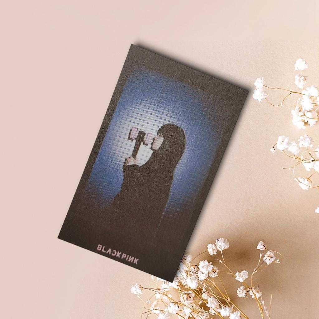 BLACKPINK LIGHTSTICK - Ver BLACK - Giấy Cứng C300 - Cán Màng Bảo Vệ