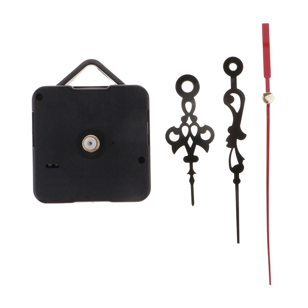 Quartz Clock Movement Mechanism & Hands Set Wall Repair Tool Part Silent Kit