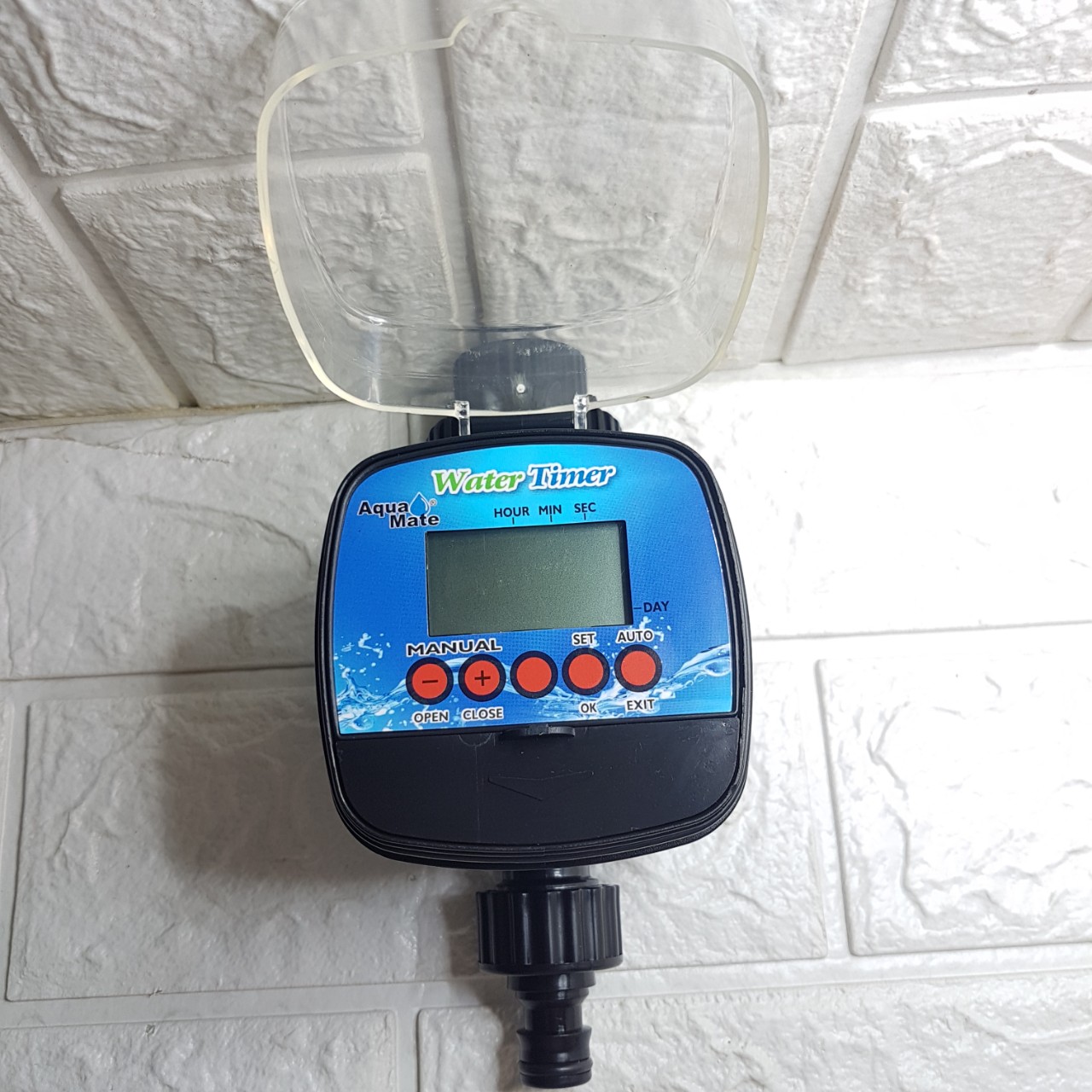 Van nước tưới cây hẹn giờ tự động dùng pin 9 chương trình cài đặt lặp lại từ 5 giây đến 7 ngày với thời gian từ 1 phút đến 24 tiếng mã hàng WT-1111 thương hiệu Aquamate nhập khẩu Đài Loan