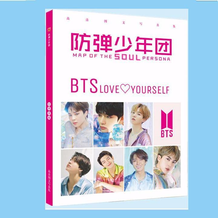 Album ảnh photobook A4 BTS Map Of The Soul Persona tặng kèm sticker BTS/BT21