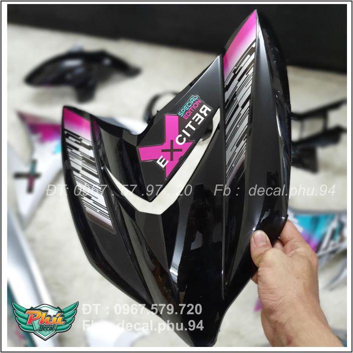 Tem Rời Exciter 150 City Tím đen mới