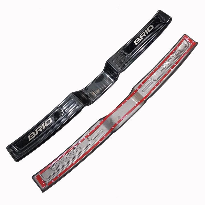 COMBO Nẹp bước chân và ốp chống trầy cốp Honda Brio vân Titan