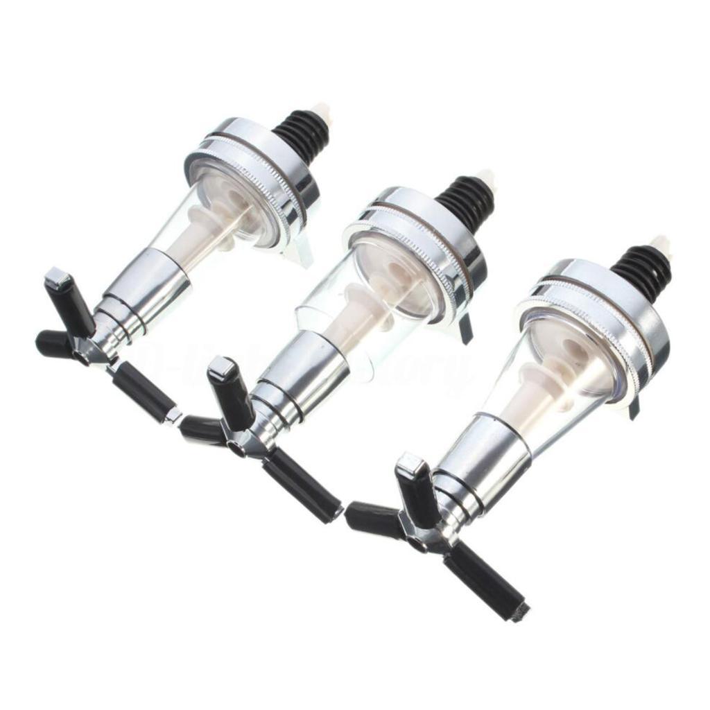 25ml Bar Pub Wall Mounted Bar Butler Wine Dispenser Bottle Juice Drink 4pcs