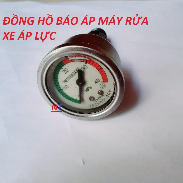 ĐỒNG HỒ ĐO ÁP LỰC NƯỚC MÁY XỊT RỬA CAO ÁP - PHỤ KIỆN MÁY RỬA XE