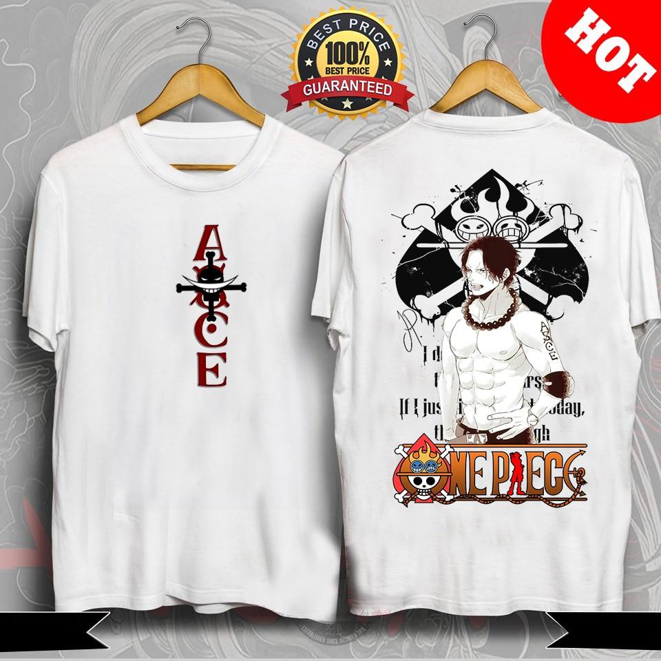 Áo Thun One Piece Hỏa Quyền ACE Phong Cách | Áo Phông Hải Tặc ACE ASCE Cực Đẹp OP78