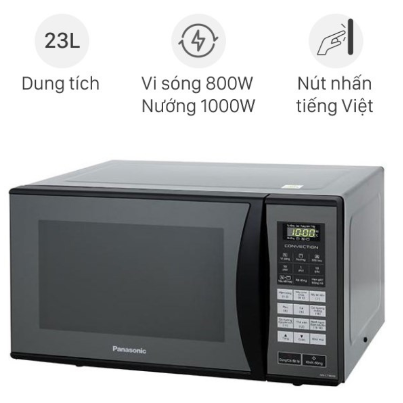 Lò Vi Sóng Panasonic NN-CT36HBYUE (1100W) - Hàng Chính Hãng