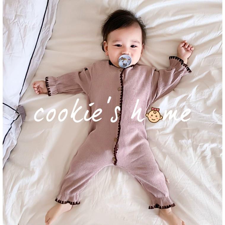 Body dài tay body ngủ không tất trắng cotton mùa hè cho bé sơ sinh đến 18 tháng