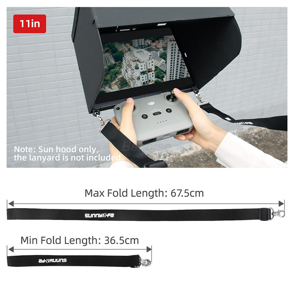 Tấm che nắng cho máy tính bảng có thể gập lại từ tính cho Mavic 3 7.9/9.7/11in Tấm che nắng cho bộ điều khiển từ xa cho DJI Mini 2/Air 2/Air 2S Phụ kiện Màu sắc: 7,9In