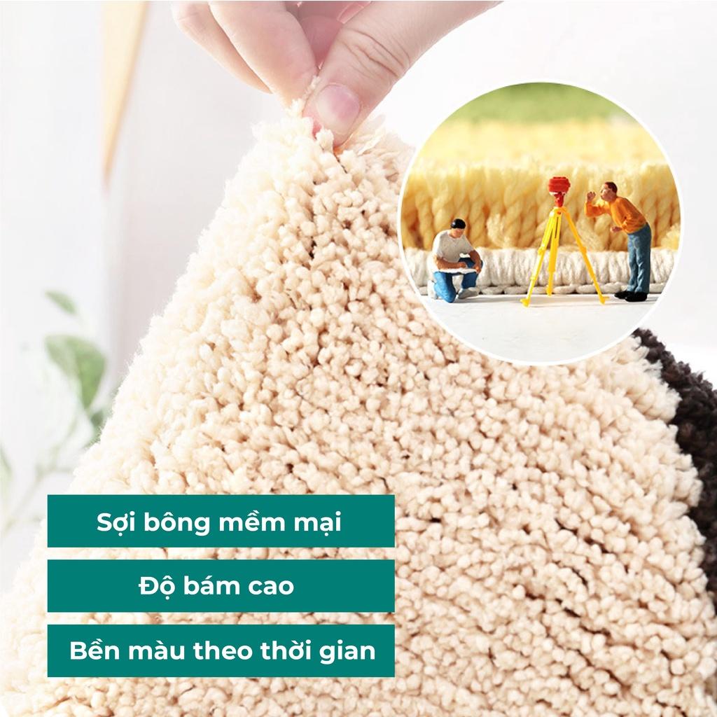 Thảm lau chân thấm nước 3D fesson, Thảm chùi chân chống trượt hoạ tiết lá cao cấp 45x65cm (chọn mẫu