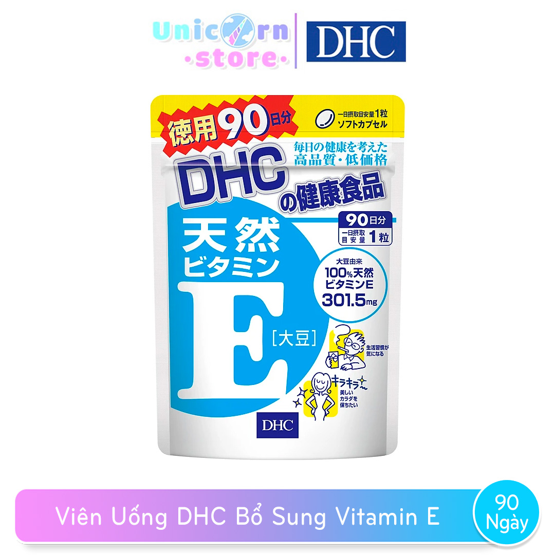 Viên Uống DHC Bổ Sung Vitamin E Nhật Bản 90 Ngày (90 Viên)