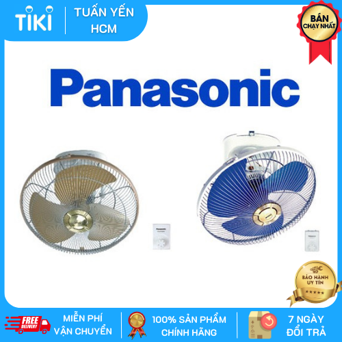 Quạt đảo trần Panasonic F-409QGO/ F-409QB (Nhập khẩu)